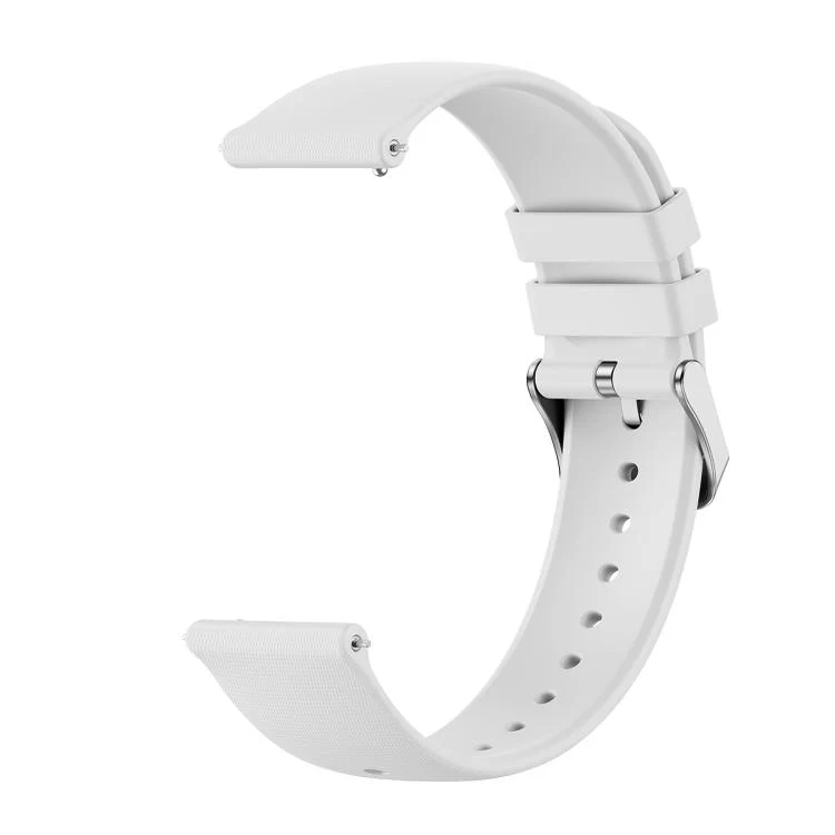 For Garmin Venu 4 41mm Delicate Texture Solid Color Silicone Watch Band(White) - Image 2