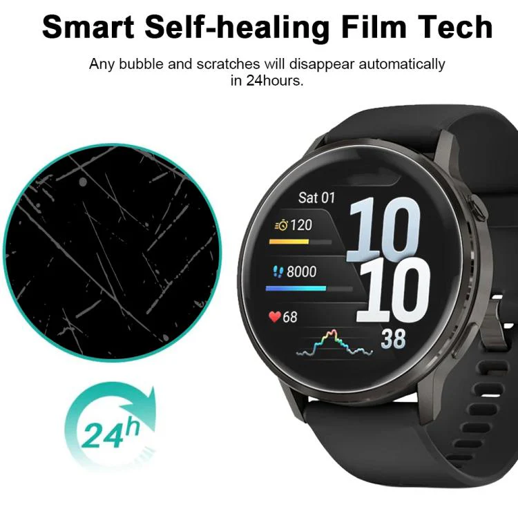For Garmin Venu 4 45mm 5pcs xDfind Soft Hydrogel Film Full Cover Watch Front Protector - Image 4