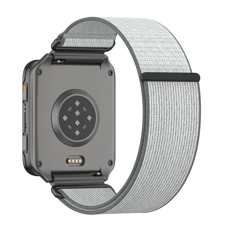For Garmin Venu X1 Explorer Metal Connector Nylon Loop Watch Band(Galaxy Grey) - Image 3
