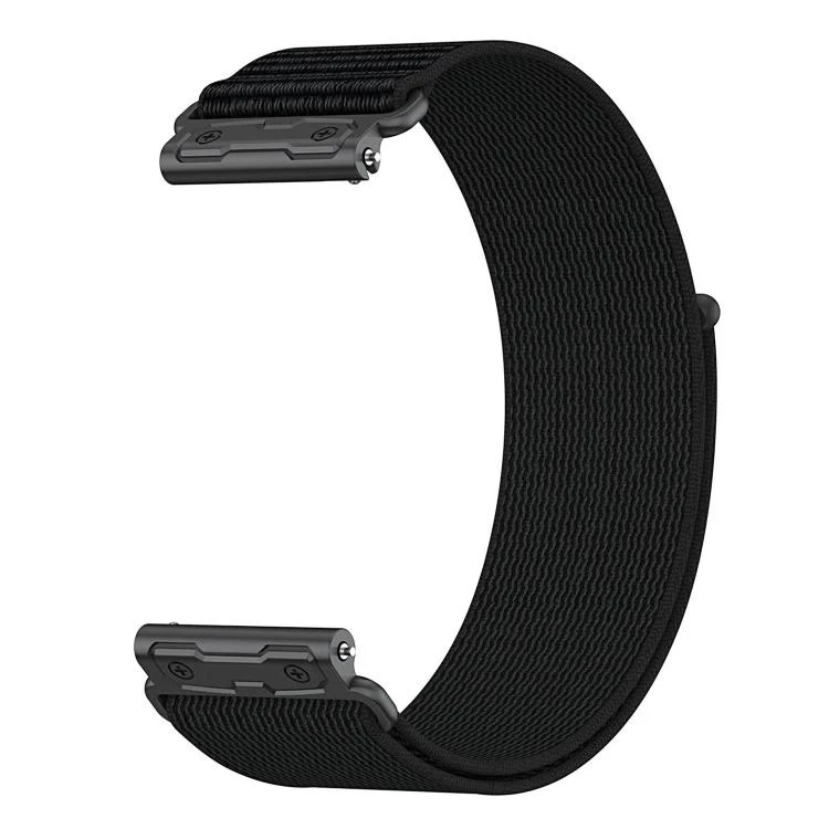 For Garmin Venu X1 xDfind Wild Path Loop Nylon Quick-release Watch Band(Black) - Image 4