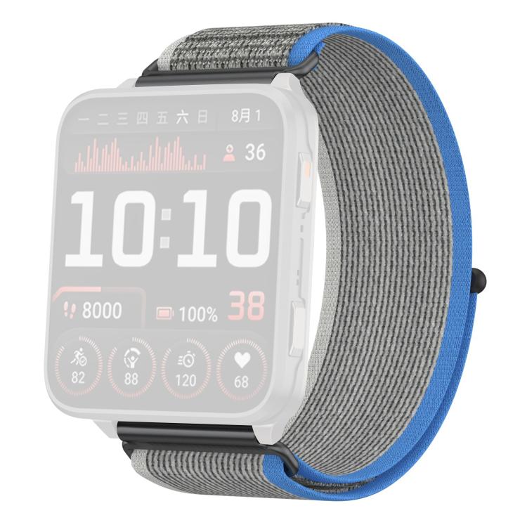 For Garmin Venu X1 xDfind Wild Path Loop Nylon Woven Quick-release Watch Band(Blue Grey) - Image 2