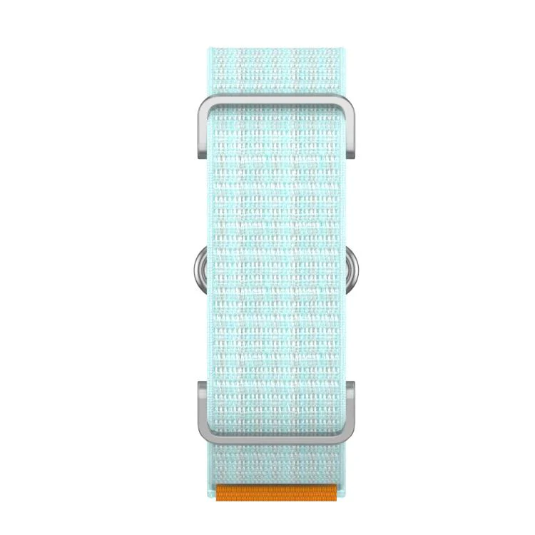 For Google Fitbit Air Metal Case Hybrid Nylon Hook and Loop Fastener Watch Band(Crystal Clear) - Image 4