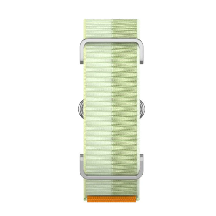 For Google Fitbit Air Metal Case Hybrid Nylon Hook and Loop Fastener Watch Band(Mint Green) - Image 4