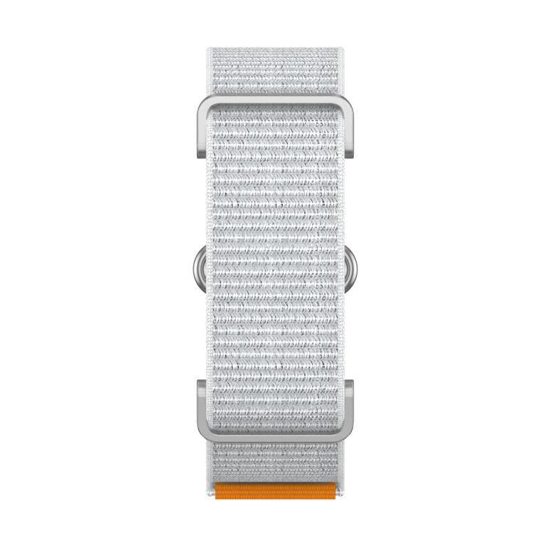 For Google Fitbit Air Metal Case Hybrid Nylon Hook and Loop Fastener Watch Band(Seashell) - Image 4