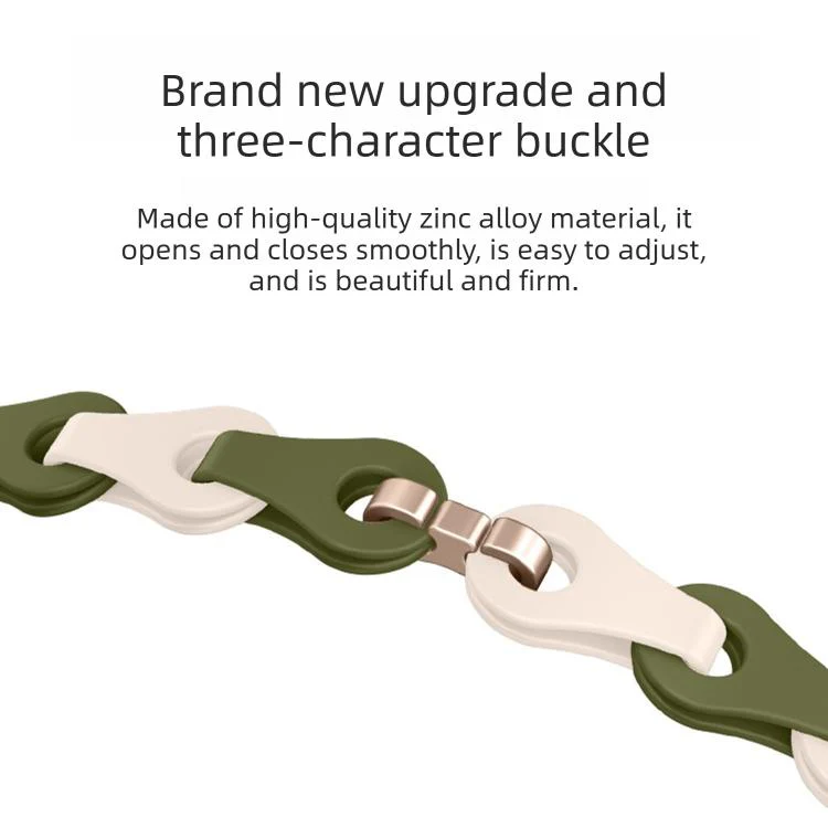 For Google Fitbit Air Transparent PC Case Hybrid Stylish Hollow Silicone Bracelet Watch Band(Camouflage Rainbow) - Image 6