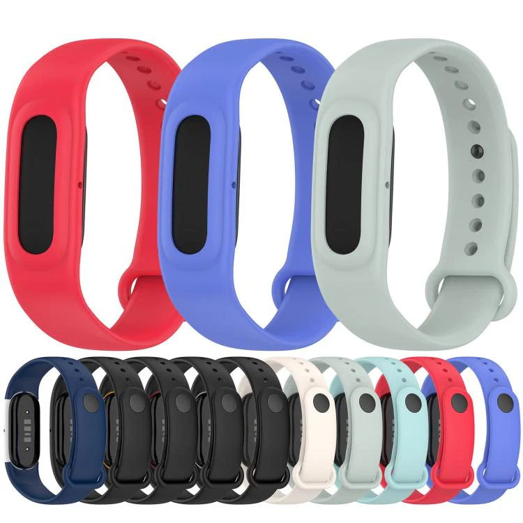 For Google Fitbit Air Watch Frame Integrated Reverse Buckle Silicone Watch Band(Lavender) - Image 5