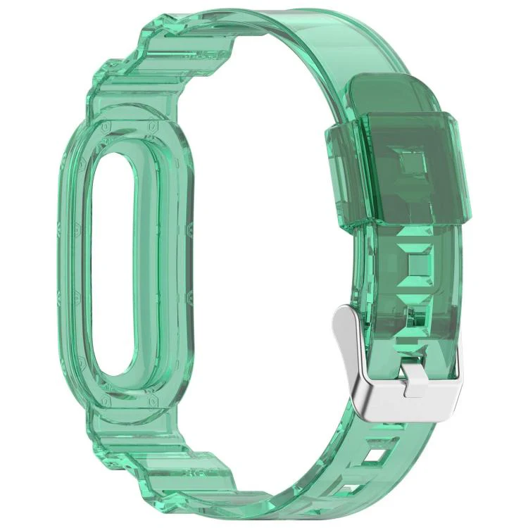 For Google Fitbit Air xDfind Glacier Integrated Case TPU Watch Band(Transparent Green) - Image 4
