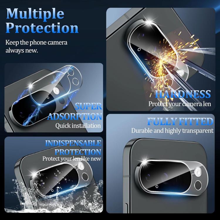 For Google Pixel 10 XDcase HD Integrated Tempered Glass Camera Lens Protector - Image 3