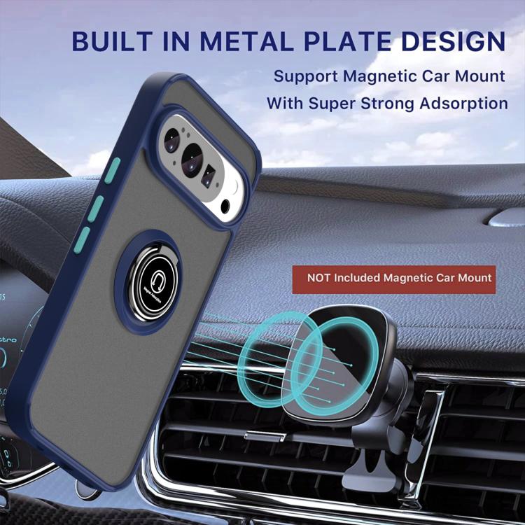For Google Pixel 11 / 11 Pro Q Shadow 1 Series TPU + PC Phone Case with Ring(Royal Blue) - Image 7