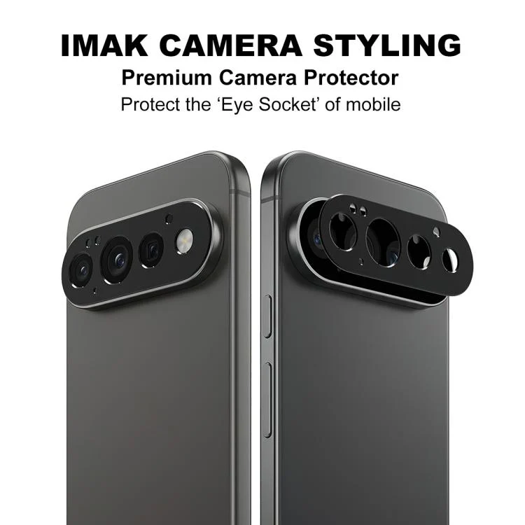 For Google Pixel 11 Pro IMAK Metal Camera Lens Protector Cover(Black) - Image 2