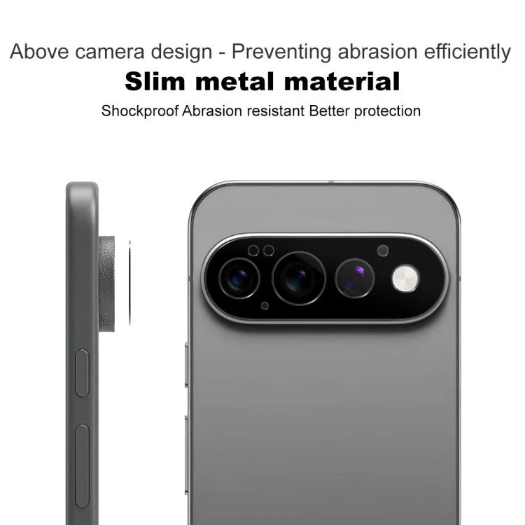 For Google Pixel 11 Pro IMAK Metal Camera Lens Protector Cover(Black) - Image 5