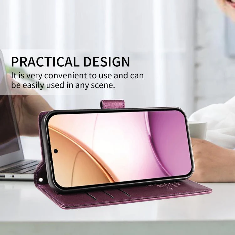 For Google Pixel 11 Pro XL / 10 Pro XL BETOPNICE Pearlescent RFID Vegan Leather Phone Case with Strap(Purple) - Image 7