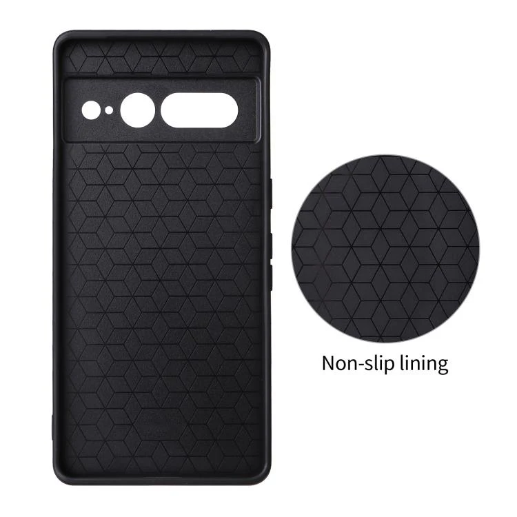 For Google Pixel 7 Pro Precise Cutout Carbon Fiber Texture Vegan Leather Phone Case(Red) - Image 3