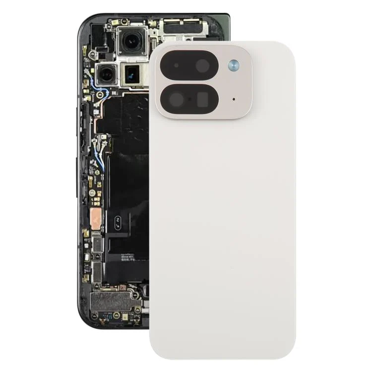 For Google Pixel 9 Pro Fold Original Battery Back Cover with Camera Lens Frame(White)