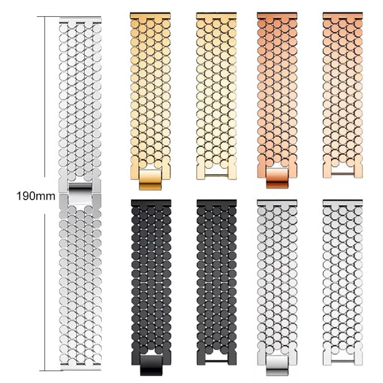 For Google Pixel Watch 4 / 3 / 2 / 1 41mm xDfind Fish Scale Texture Metal Watch Band(Rose Gold) - Image 4