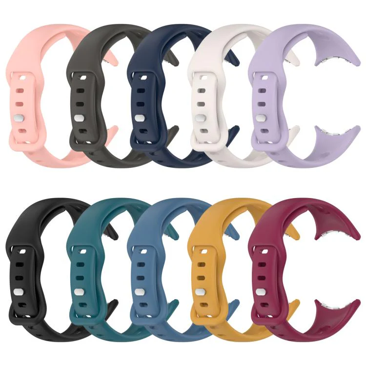 For Google Pixel Watch 4 / 3 / 2 / 1 41mm xDfind Small Waist Butterfly Buckle Silicone Watch Band(Blue) - Image 6