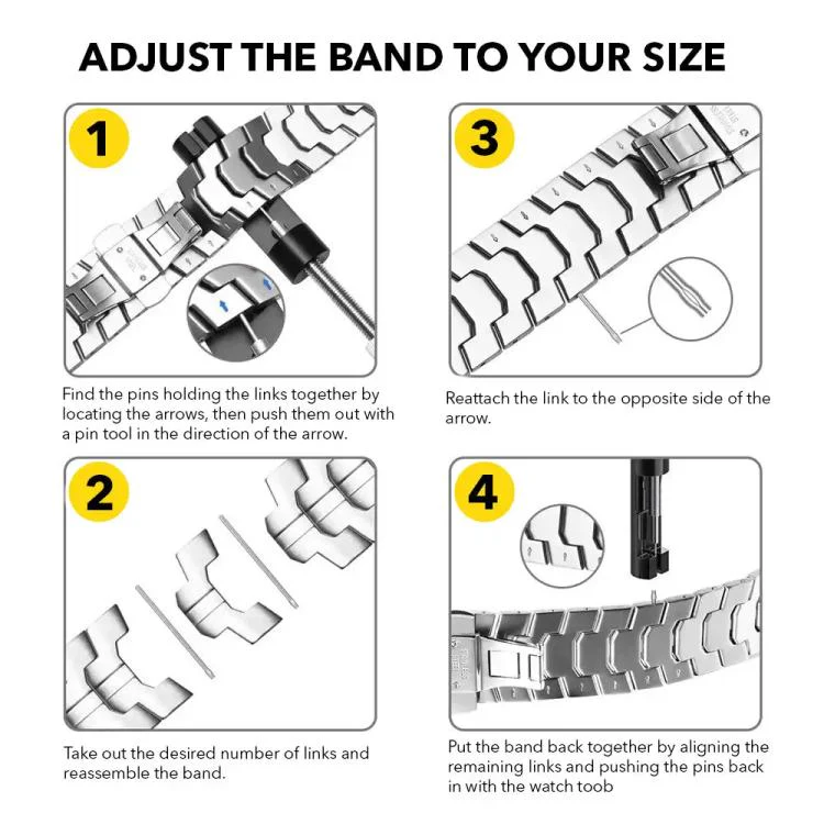 For Google Pixel Watch 4 / 3 45mm Iron Man Butterfly Buckle Aluminum Alloy Watch Band(Silver) - Image 9