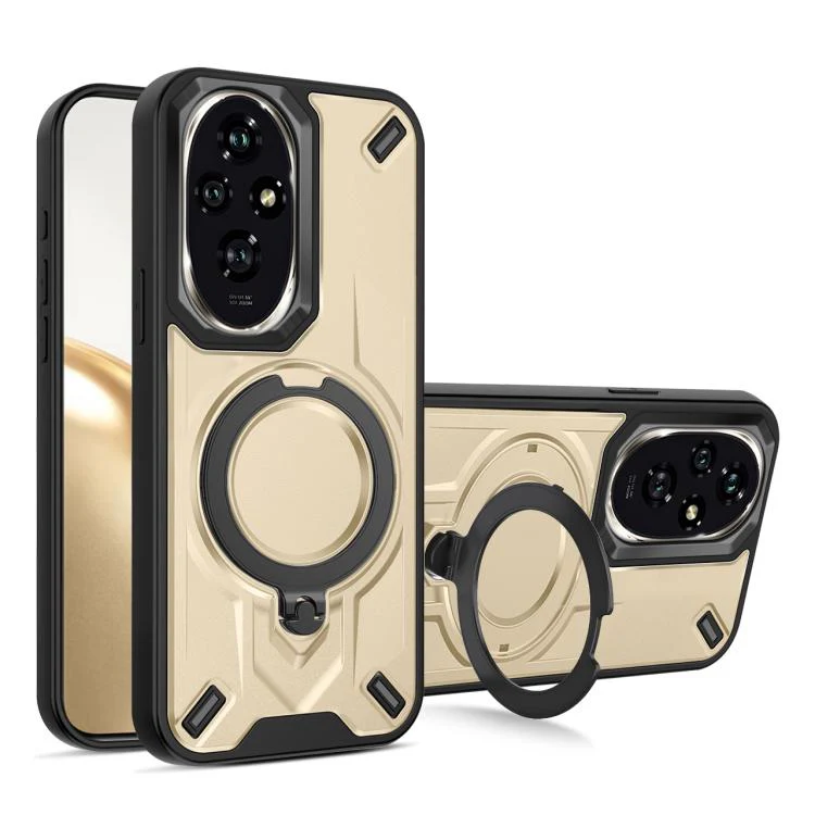 For Honor 200 Dijia Rotating Bracket Magnetic Phone Case(Gold)