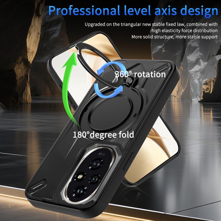 For Honor 200 Dijia Rotating Bracket Magnetic Phone Case(Gold) - Image 6