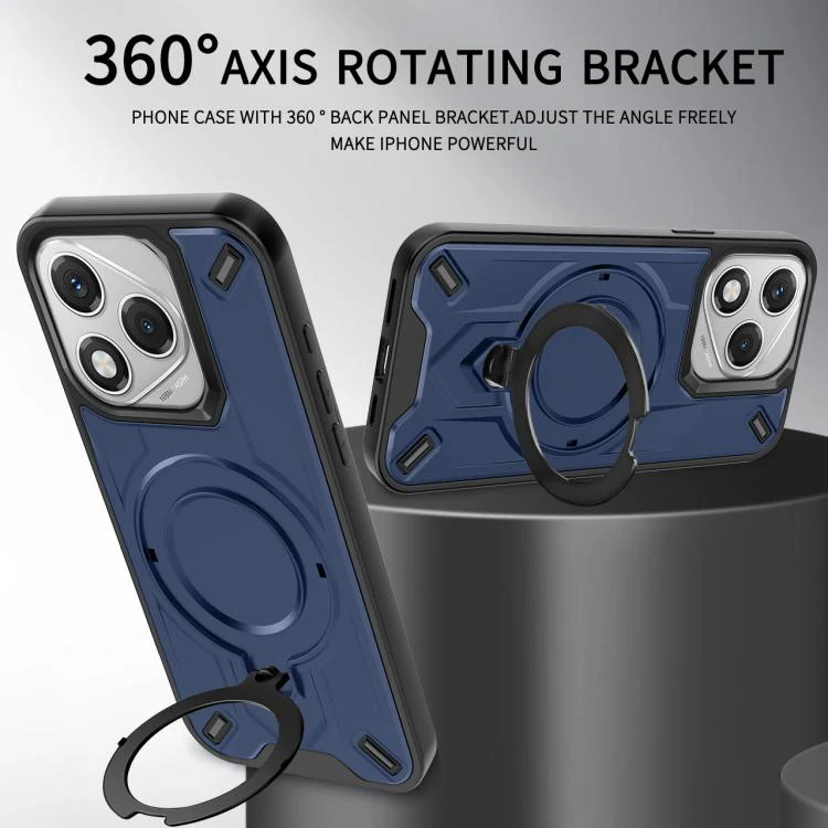 For Honor 400 Lite Global Dijia Rotating Bracket Magnetic Phone Case(Rose Gold) - Image 10