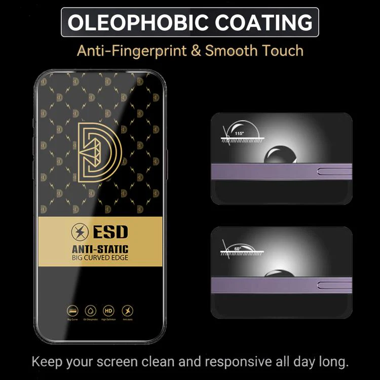 For Honor 600 Pro Global 25pcs Royal Diamond Anti-Static Screen-Printed HD Tempered Glass Film - Image 5