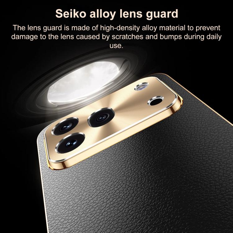 For Honor 600 Pro Global Electroplated Frame Litchi Texture PC + TPU Vegan Leather Phone Case(Orange) - Image 3