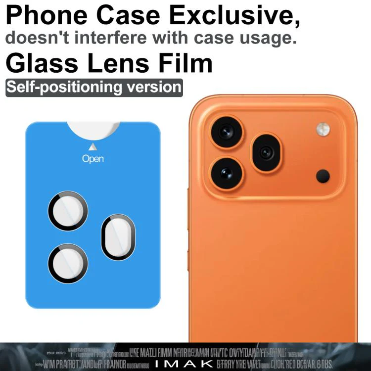For Honor 600 Pro Global IMAK Glass Rear Camera Lens Film Phone Case Exclusive, Self-positioning Version - Image 3