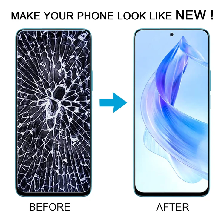 For Honor 90 Lite Original LCD Screen Digitizer Full Assembly with Frame (Blue) - Image 6