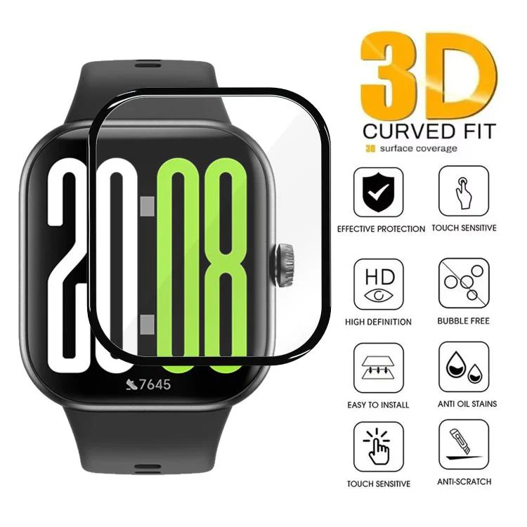 For Honor Choice InFoWear Watch 2i 5pcs 3D Full Screen Curved Shockproof HD Watch Screen Protector - Image 2
