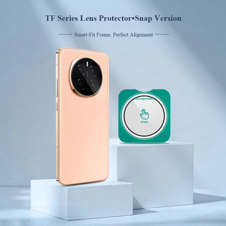 For Honor Magic7 LeReach TF Series Snap Version HD Wear-Resistant Camera Lens Glass Film(Black) - Image 3