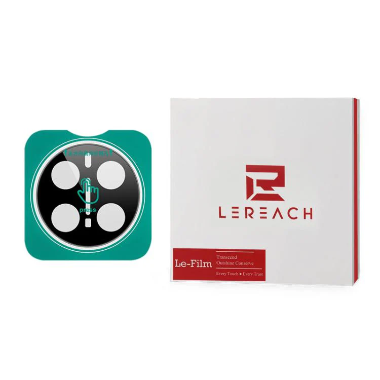 For Honor Magic7 Pro 2pcs/Set LeReach TF Series Snap Version HD Wear-Resistant Camera Lens Glass Film(Black) - Image 3