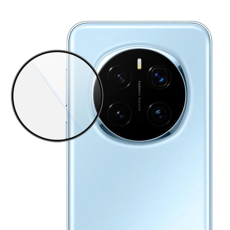 For Honor Magic7 Pro LeReach TF Series Snap Version HD Wear-Resistant Camera Lens Glass Film(Clear with Black Frame)