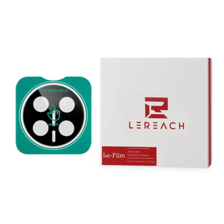 For Honor Magic8 2pcs/Set LeReach TF Series Snap Version HD Wear-Resistant Camera Lens Glass Film(Black) - Image 2