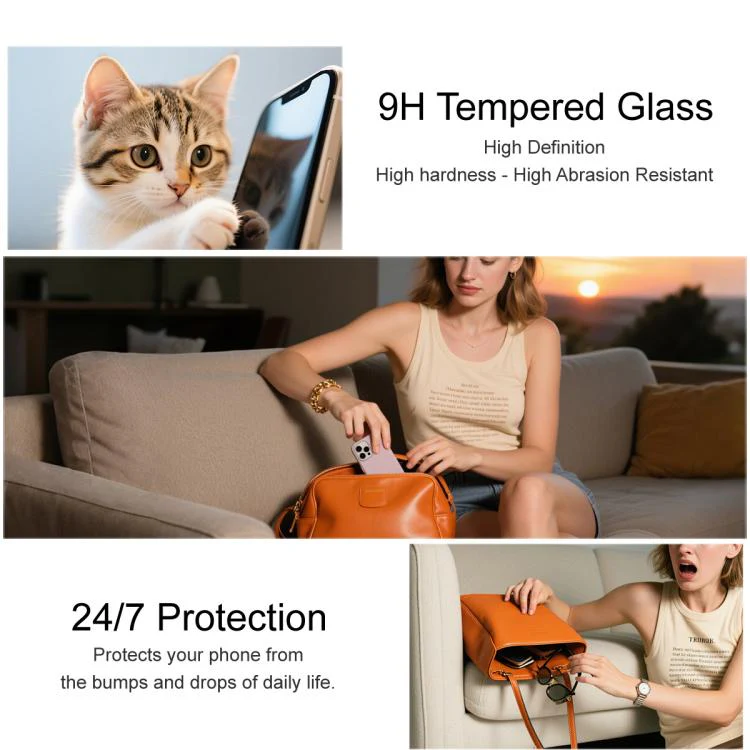 For Honor Win Turbo 5G imak Dust-free Chamber Locator Full Coverage Tempered Glass Film, Support Fingerprint Unlocking - Image 6