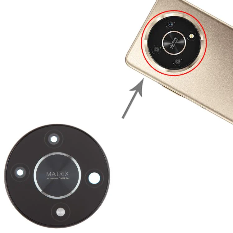 For Honor X30 Original Camera Lens Cover (Black) - Image 4