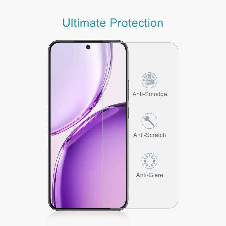 For Honor X70 Pro Max 5G 10pcs 0.18mm High Aluminum Tempered Glass Film, Support Fingerprint Unlocking - Image 4