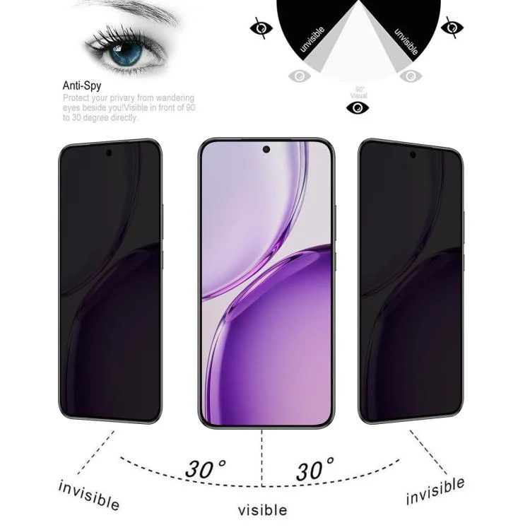 For Honor X70 Pro Max 5G 25pcs Full Cover Anti-peeping Tempered Glass Film,  Support Fingerprint Unlocking - Image 5
