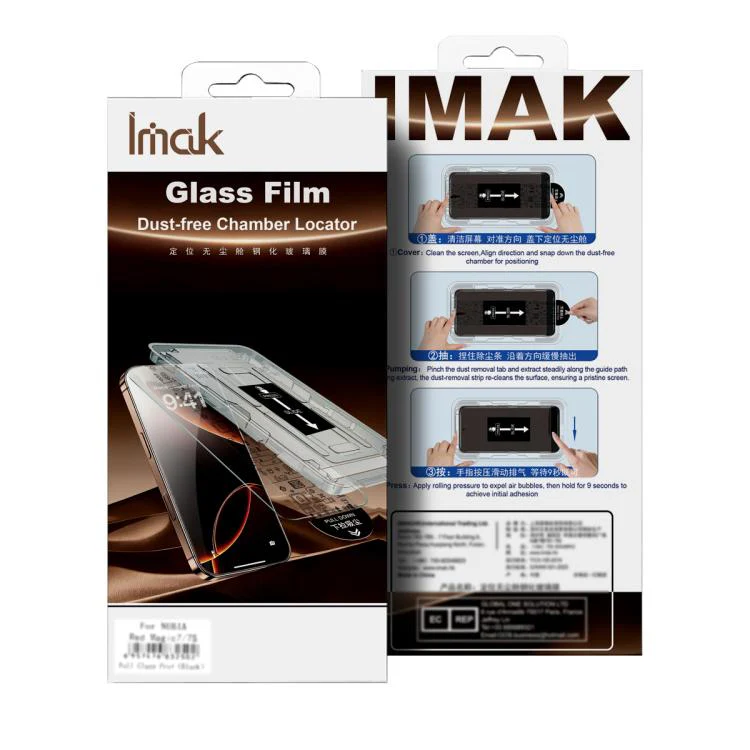 For Honor X7e 4G imak Dust-free Chamber Locator H Series Tempered Glass Film - Image 11