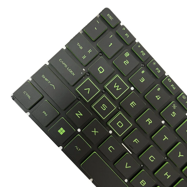 For HP Pavilion Gaming 15-DK US Version Laptop Backlight Keyboard(Green) - Image 4
