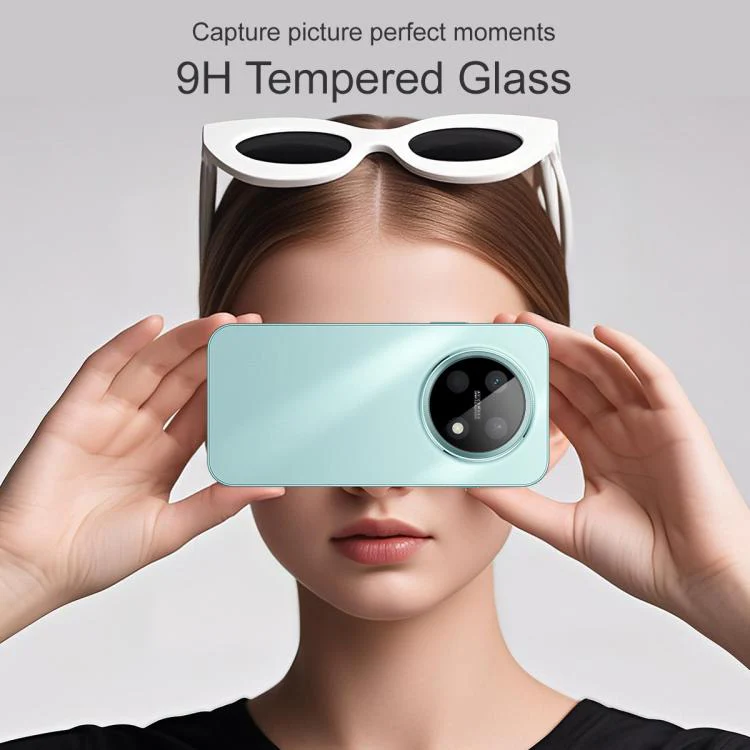 For Huawei Enjoy 90 Pro Max 5G imak Black Version HD Glass Rear Camera Lens Film, Self-positioning Version - Image 4