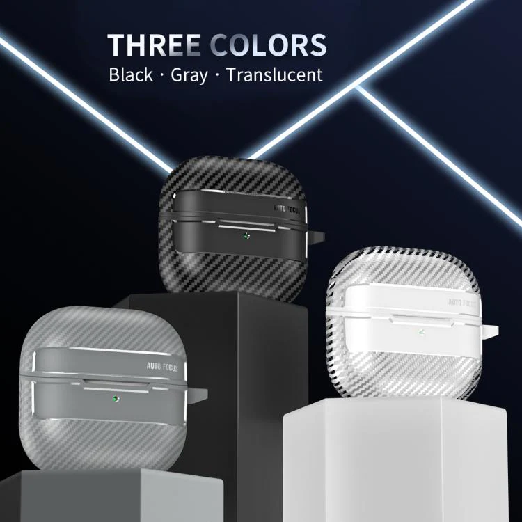 For Huawei FreeClip 2 Carbon Fiber Texture Bluetooth Earphone Protective Case(Transparent) - Image 10