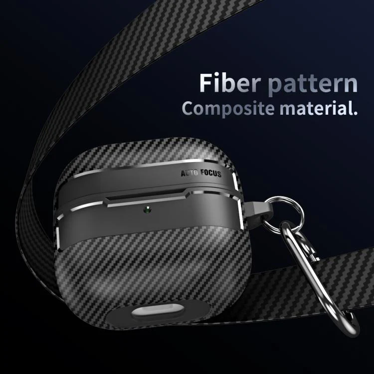For Huawei FreeClip 2 Carbon Fiber Texture Bluetooth Earphone Protective Case(Transparent) - Image 5