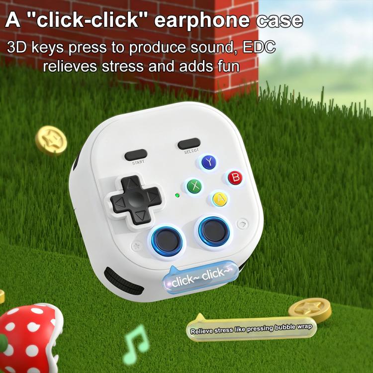 For Huawei FreeClip 2 XDcase Retro Game Console Design Earbuds Protective Case(Black) - Image 6