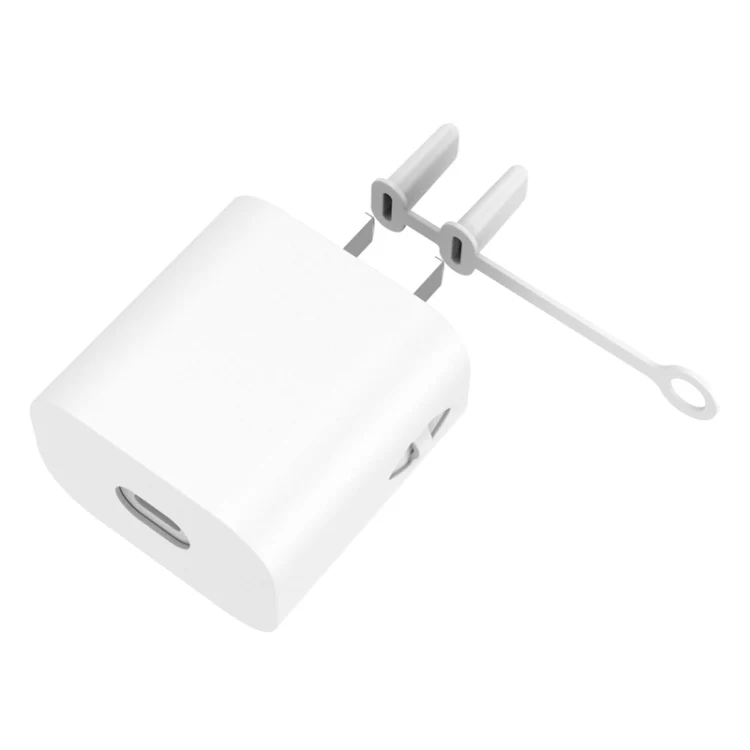 For Huawei Honor 66W AC01 Charger Silicone Protective Cover(White)