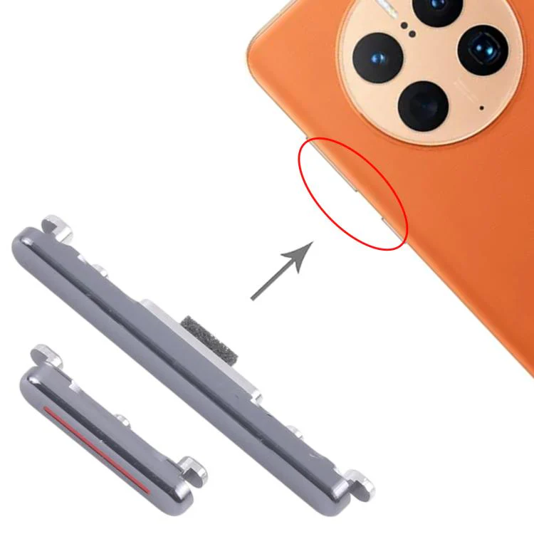 For Huawei Mate 50 10pairs Original Power Button and Volume Control Button (Black) - Image 4
