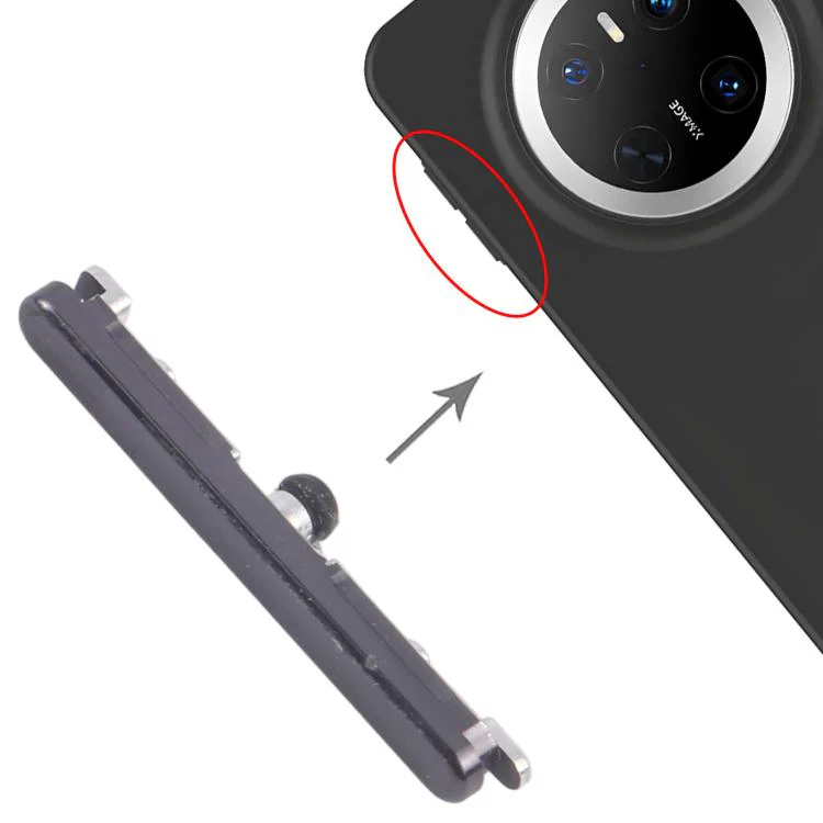 For Huawei Mate 70 Pro 10pcs Original Volume Control Button (Black) - Image 4