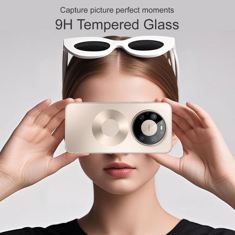 For Huawei Mate 80 Pro Max Wind imak Black Version HD Glass Rear Camera Lens Film, Self-positioning Version - Image 4
