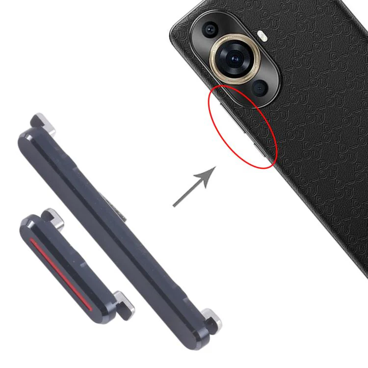 For Huawei nova 11 10pairs Original Power Button and Volume Control Button (Black) - Image 4