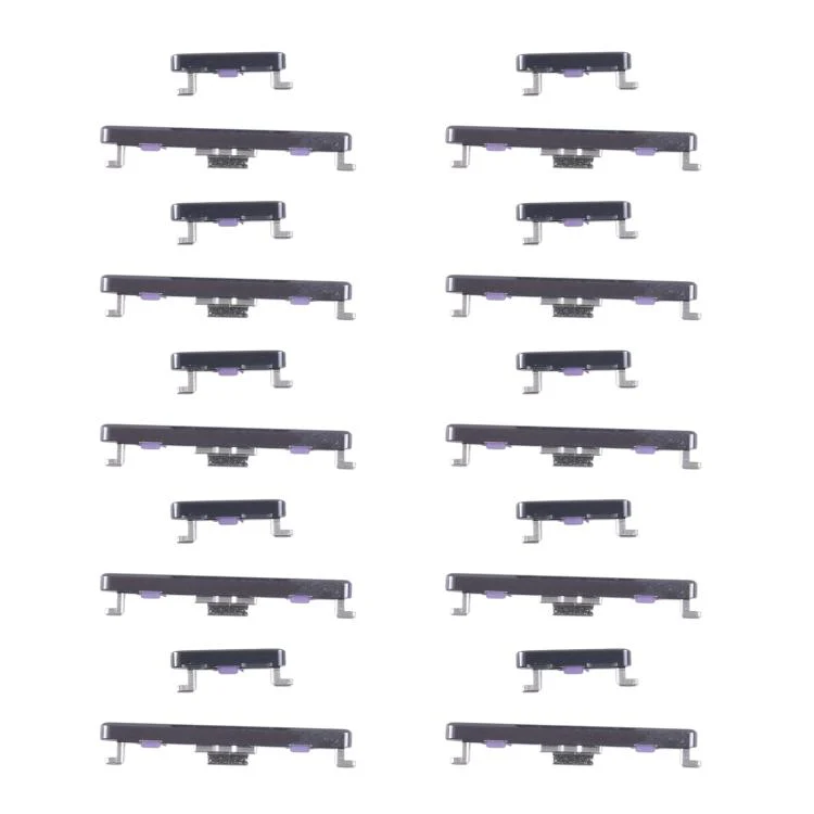 For Huawei nova 11 Pro 10pairs Original Power Button and Volume Control Button (Black)
