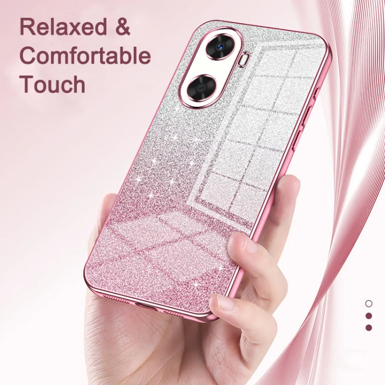 For Huawei nova 15 Gradient Glitter Powder Electroplated Phone Case(Black) - Image 6
